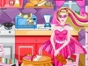 играть Super Barbie Kitchen Cleaning