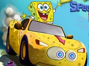 играть Spongebob speed car racing
