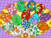 Play Coloring easter eggs now