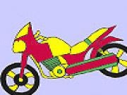 играть Fast school motorbike coloring