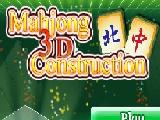 играть Mahjong 3d construction