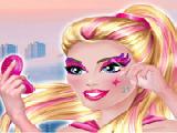 играть Super barbie sparkling makeup