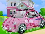 играть Barbie car cleaning