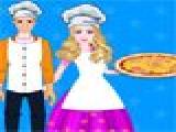 Play Barbie and ken cooking pizza chicken now