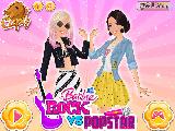 играть Barbie rockstar vs  popstar