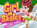 играть Girl on skates: flower power