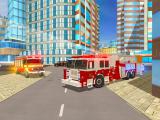 играть Fire city truck rescue driving simulator
