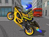 играть Police motorbike race simulator 3d