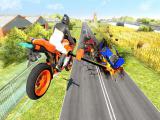 играть Flying motorbike driving simulator