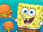 играть Spongebob Cannon Hamburger