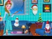 играть Princess Elsa Xmas Room Decor