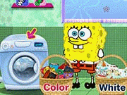 играть Spongebob and Patrick Star Washing Pants