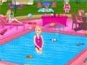 играть Barbie Pool Party Cleaning