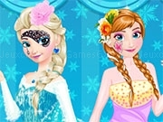играть Elsa vs Anna Make Up Contest