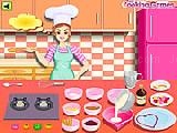 играть Barbie cooking - valentine blanc mange