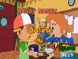 Handy manny online coloring game