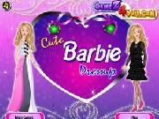 играть Cute barbie dress up