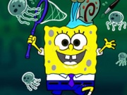 играть Spongebob with jelly fish