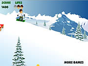 Play Ben 10 snowboard now