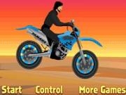 играть Desert motorcycle ride