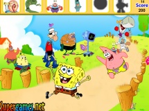 играть Spongebob hidden object