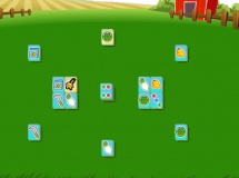 играть Farm flip mahjongg