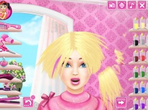 играть Barbie real haircuts