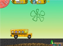 играть Spongebob school bus