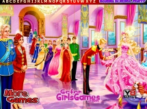 играть Barbie in royal party hidden letters