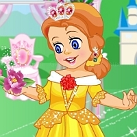 играть Baby princess dress up game