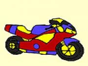 играть Fast city motorcycle coloring