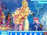 играть Barbie underwater hidden numbers