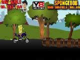 играть Spongebob bike obstacle challenge