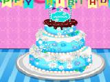 играть Anna birthday cake contest