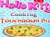 играть Hello kitty cooking touchdown pizza