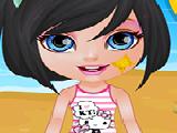 играть Baby barbie summer glittery tattoo