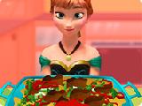 Play Anna cooking chicken salad now