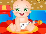 Play Baby rosy bathroom decoration now