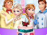 Play Frozen family cooking wedding cake now