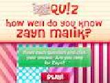 Play Quiz - do you know zayn malik now