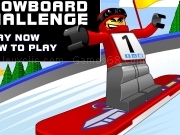 играть Lego snowboard challenge