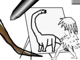 Play Dino Paint now