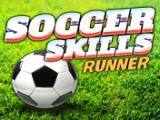 играть Soccer skills runner