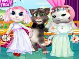 играть White kittens bride contest