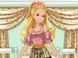 играть Barbie's patchwork peasant dress