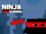 играть Ninja wall runner