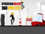 играть Stickman skate 360 epic city