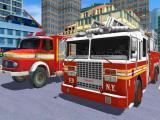 играть City fire truck rescue