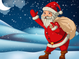 Play Santa claus gift bag jigsaw now