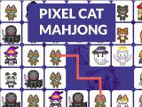 играть Pixel cat mahjong